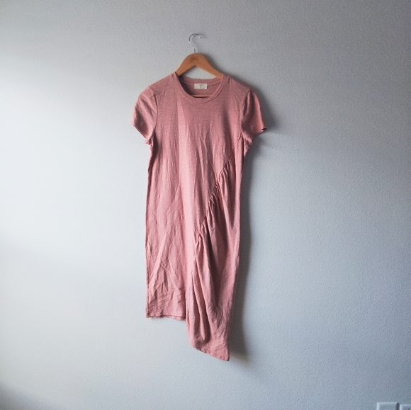 T.La Dresses & Skirts - Anthropologie T.La Asymmetrical Short Sleeve Dress